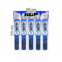 Modrá dymová pochodeň s trhaciou poistkou, 5 ks