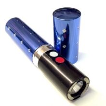 Paralyzér v tvare dámskeho rúžu s LED svietidlom – modrý