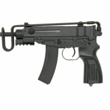 Airsoftový elektrický samopal WELL R2 Vz.61 Škorpión, kal. 6mm BB – čierny