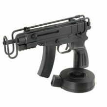 Airsoftový elektrický samopal WELL R2 Vz.61 Škorpión, kal. 6mm BB – čierny