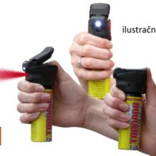 Obranný sprej OC Tornado (JET) s LED svetlom – 40ml