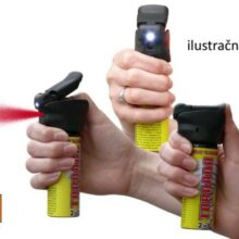 Obranný sprej OC Tornado (JET) s LED svetlom – 63ml