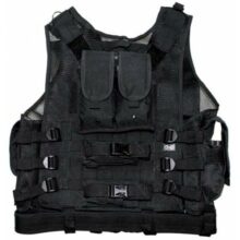 Vesta taktická “U.S.M.C.” s opaskom MFH 04473A – čierna