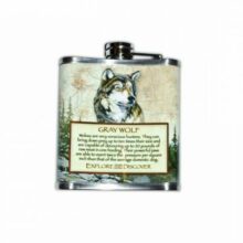Ploskačka “Gray Wolf” 180ml – vlk