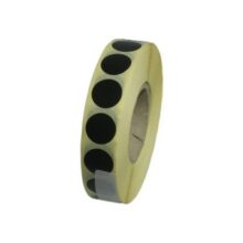 Terčové zálepky 10 mm, čierna