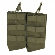Sumka na 2 zásobníky pre AK 7,62x39mm – olivová
