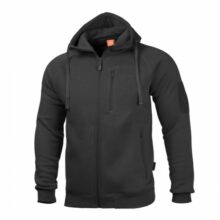 Mikina taktická PENTAGON Leonidas 2.0 s kapucňou – čierna