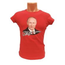 Tričko Putin – dámske červené
