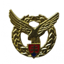 Odznak Orlica s vencom a SVK znakom – zlatý