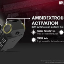 Svietidlo na pištoľ NITECORE NPL30, 1200lm – čierne