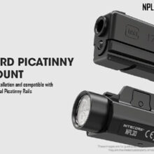 Svietidlo na pištoľ NITECORE NPL30, 1200lm – čierne