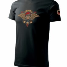 Tričko SPECNAZ Lebka – čierne