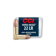 22LR CCI Mini-Mag 40gr/2,59g Copper-Plated RN, 100 ks
