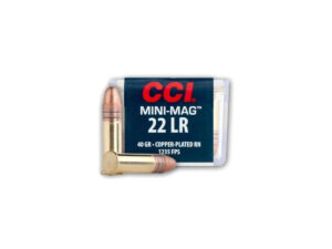22LR CCI Mini-Mag 40gr/2,59g Copper-Plated RN, 100 ks