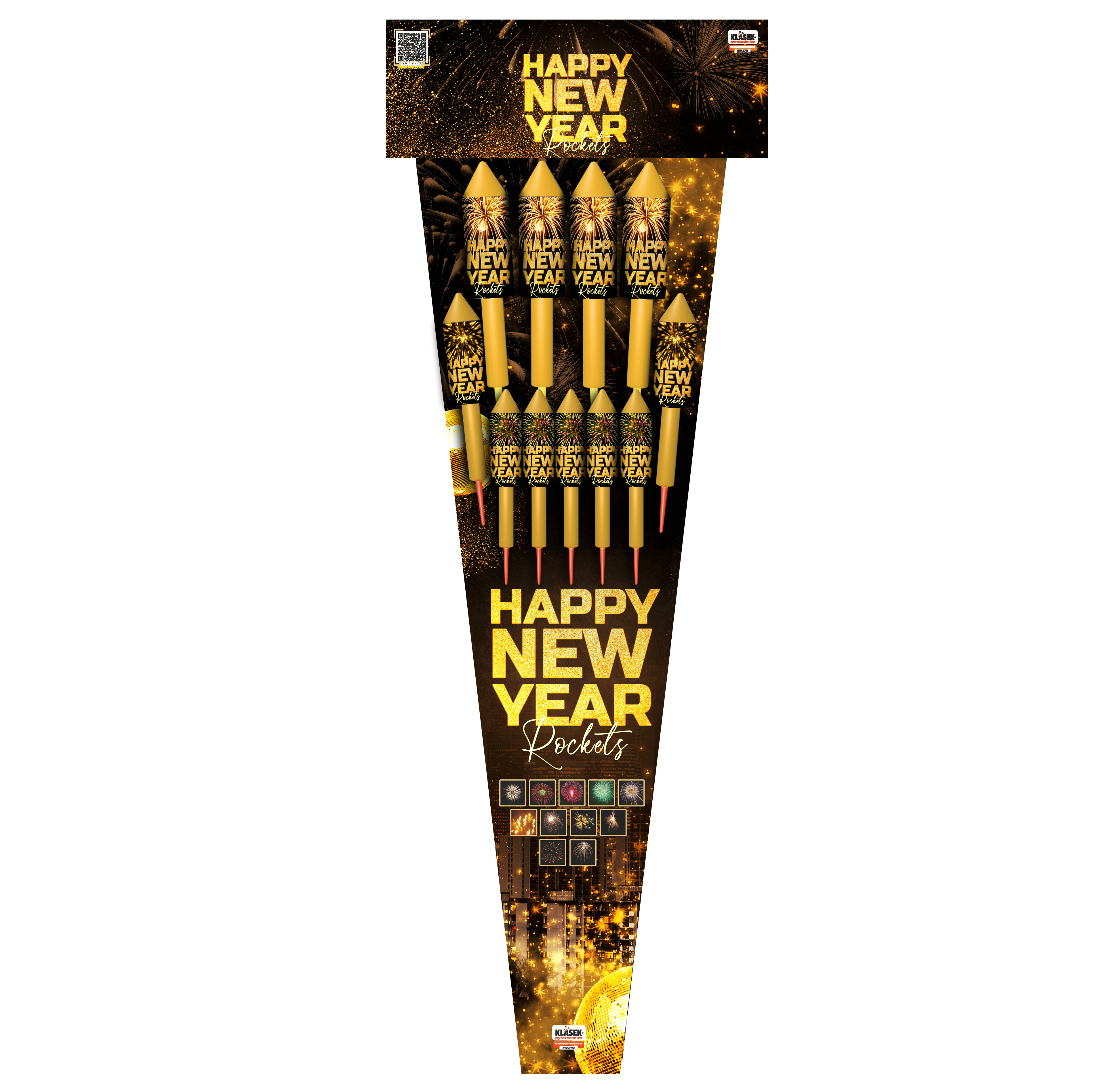 Happy New Year sada rakiet 12ks