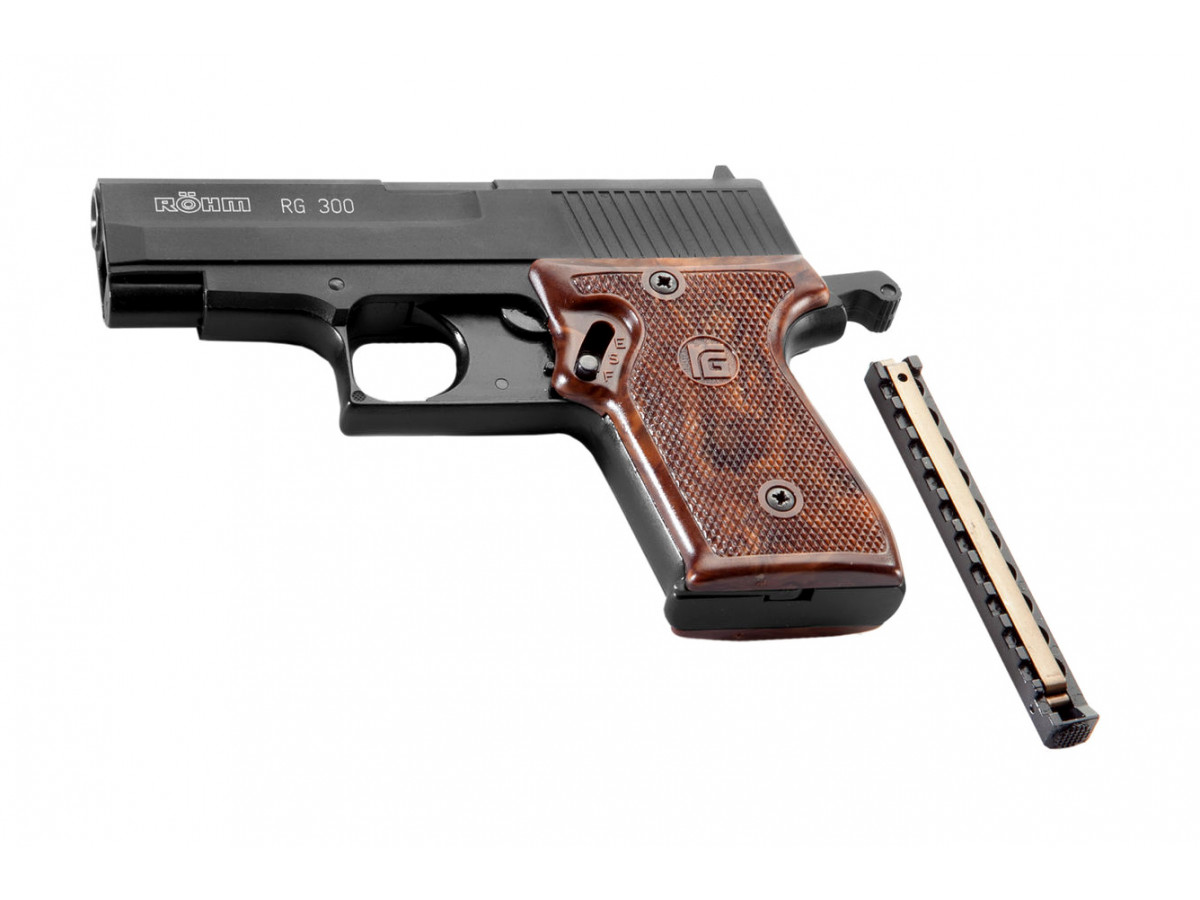 Pištoľ exp. Röhm RG 300 čierna, kal. 6mm Flobert K.