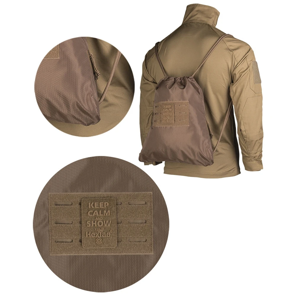 Batoh taktický športový MIL-TEC Sports Bag Hextac 7L - coyote – Obrázok 2