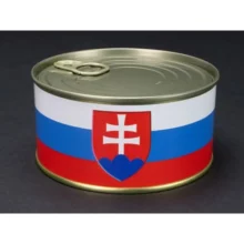 Opasok nylonový SLOVENSKO v darčekovom balení – čierny