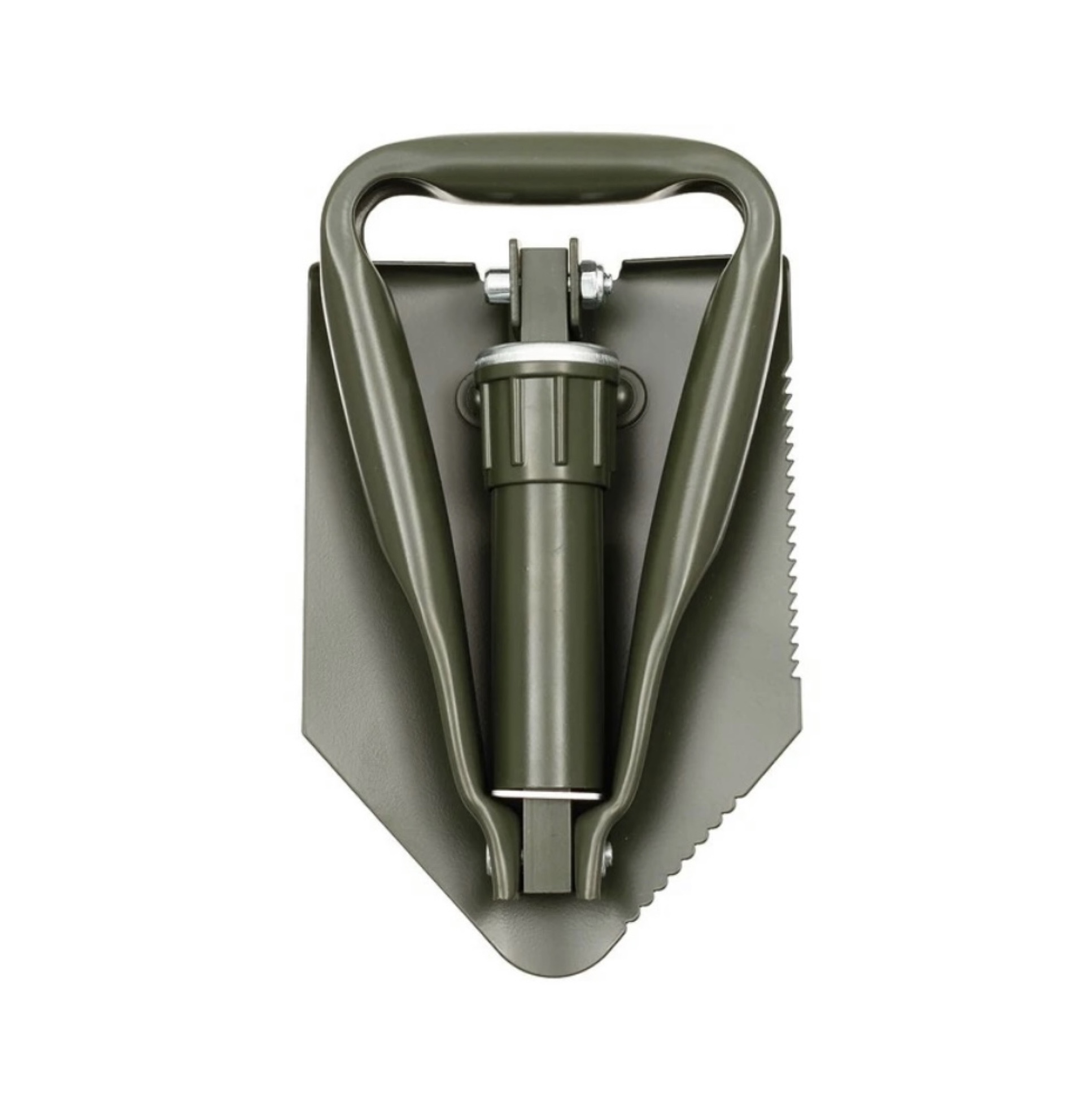 Poľná lopatka BW skladacia, zelená