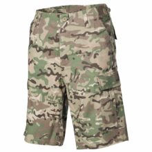 Nohavice krátke MFH BDU short RIP/STOP 01512X – multicam
