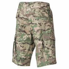 Nohavice krátke MFH BDU short RIP/STOP 01512X – multicam