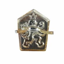 Odznak originálny armádny ČSFR Lev – červeno/zlatý