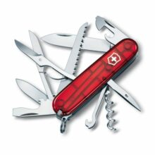 Nôž VICTORINOX 1.3713.T Huntsman, 91mm – transparentný červený