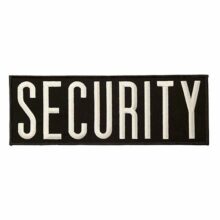Nášivka SECURITY 29,5 x 10,5cm