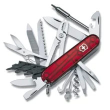 Nôž 1.7775.T Victorinox CyberTool 41 – červený transparentný