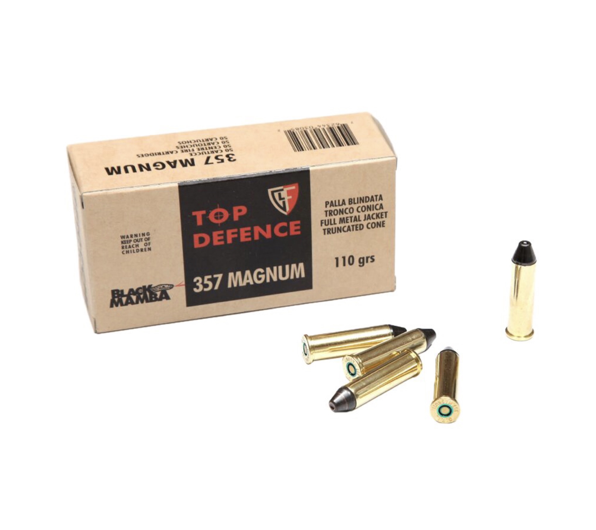 357 Mag. Fiocchi Black Mamba, 50ks