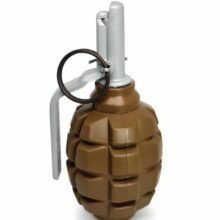 Ručný Airsoft Granát F1-G s guličkami