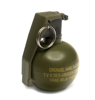 Ručný Airsoft Granát P-67-M NATO s pigmentom