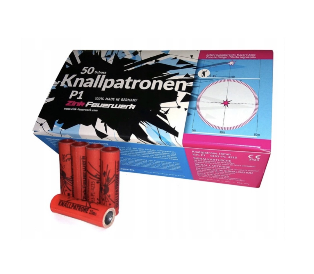 Pyro šrapnel "KnallPatronen", 50 ks