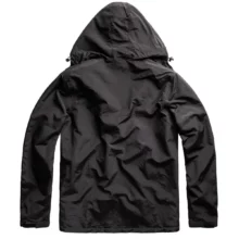 Anorak bojový SURPLUS TEX s kapucňou a so zipsom - čierny