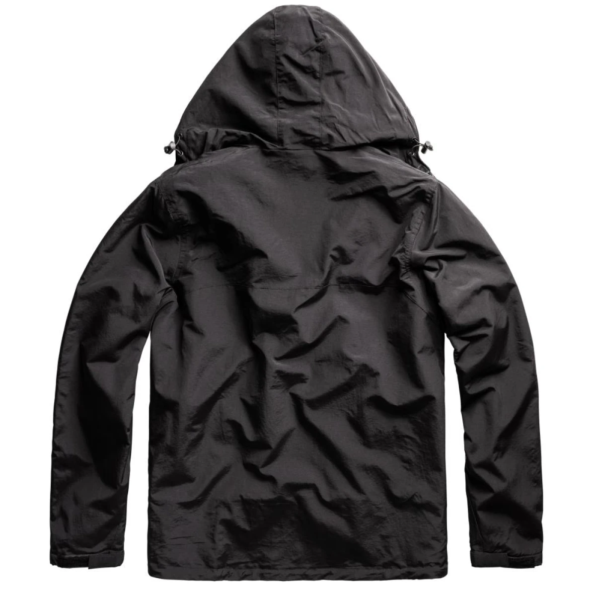 Anorak bojový SURPLUS TEX s kapucňou a so zipsom - čierny