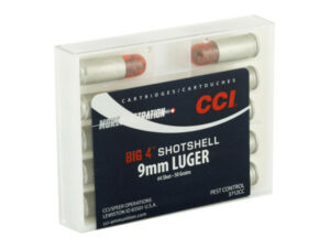 9mm Luger CCI Shotshell Big 4 (brokový), 10 ks