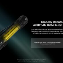 NITECORE EDC33 4000lm LED NiteLab UHi 20 MAX