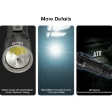 NITECORE EDC33 4000lm LED NiteLab UHi 20 MAX