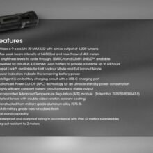 NITECORE EDC33 4000lm LED NiteLab UHi 20 MAX