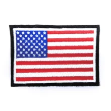 Nášivka vlajka USA 5x7,7cm so suchým zipsom