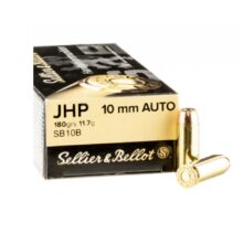 Sellier & Bellot 10mm Auto JHP 11,7g./180gr. (50 ks)