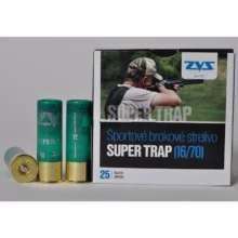 Brokové náboje ZVS 16/70 Super Trap 2,40mm/28g, 25ks