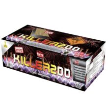 Profi ohňostroj KILLER 200 rán, kaliber 25mm