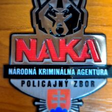 Odznak kovový 3D NAKA