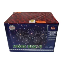 Ohňostroj MIXED BOX IV. (profi séria), 51 rán, kombinovaný s vejárom