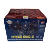 Ohňostroj MIXED BOX II. (profi séria), 57 rán, kombinovaný s vejárom