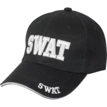 Šiltovka SWAT - čierna