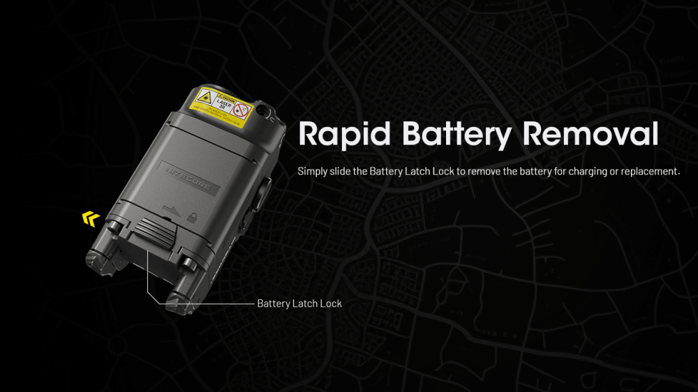 NITECORE NPL25 GL - biele svetlo + zelený laser – Obrázok 9