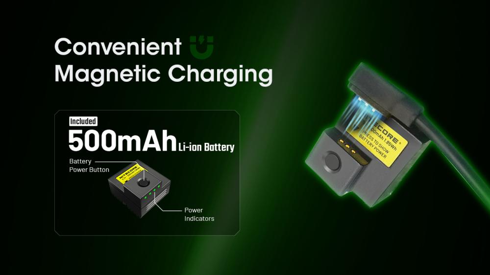 NITECORE NPL25 GL - biele svetlo + zelený laser – Obrázok 10