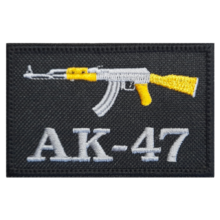 Nášivka AK-47 8x5cm so suchým zipsom